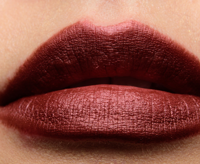 Holiday Mini Matte Lipstick - Chrome Brown